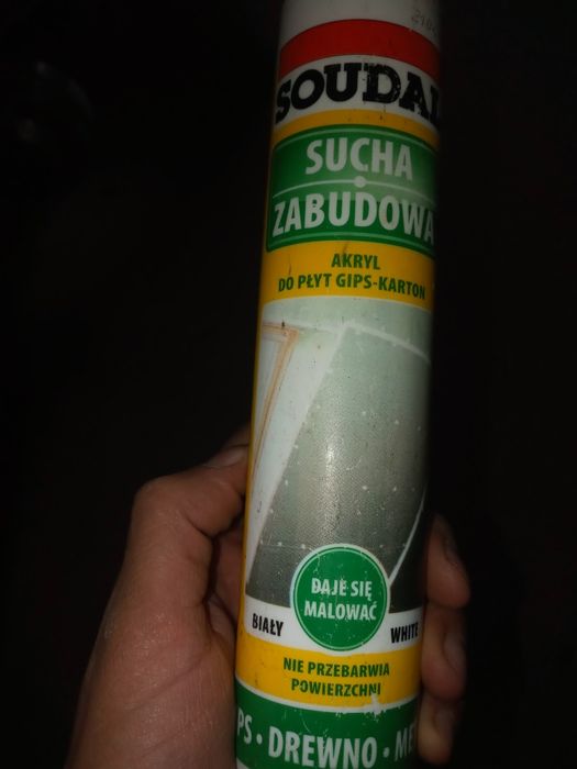 Soudal akryl do płyt gips-karton biały 280 ml
