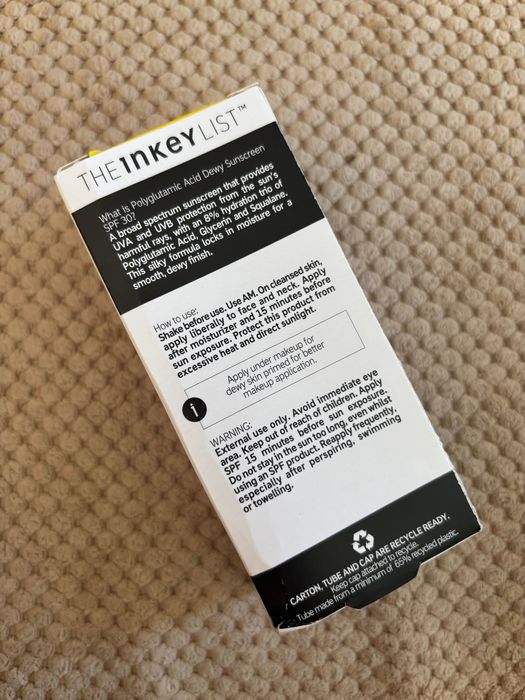 The Inkey List Polyglutamic Acid Sunscreen SPF30