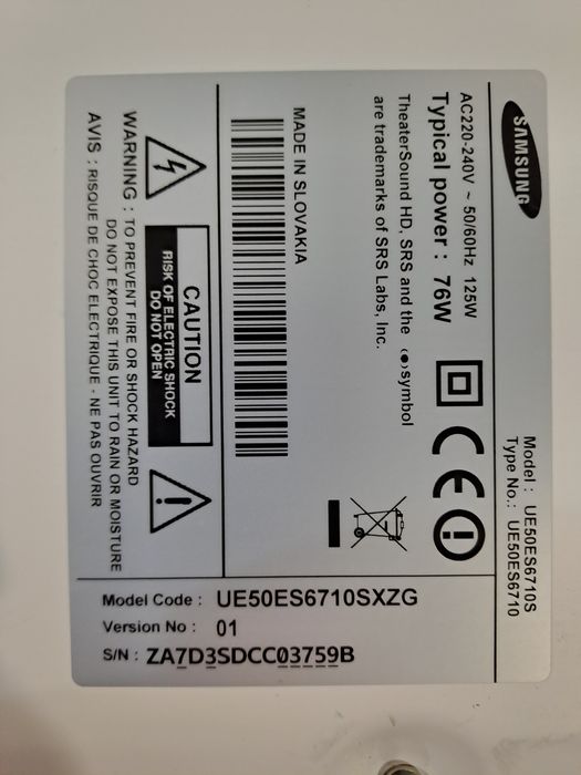 Samsung   UE 50ES6710S     50  дюймов