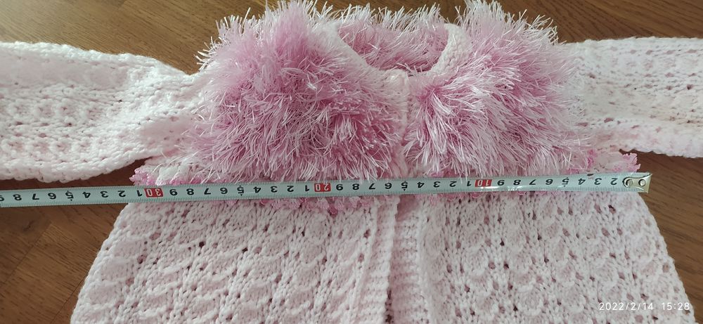 Bolerko narzutka dla dziewczynki 80/86 handmade