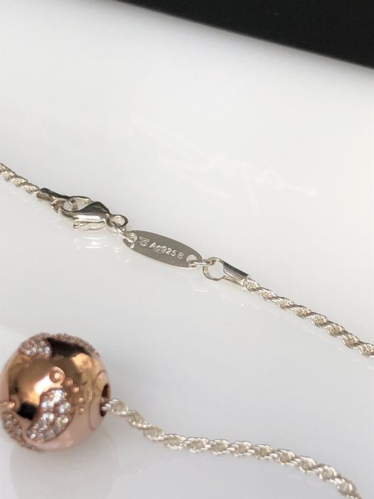 Thomas Sabo срібна цепочка з кулоном шарм