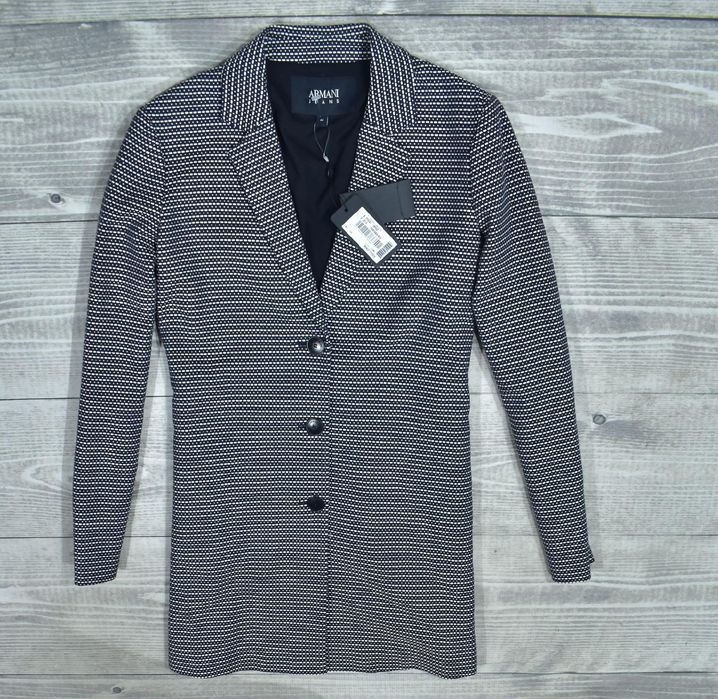 Armani Jeans Dłuższa Elegancka Marynarka Damska 44