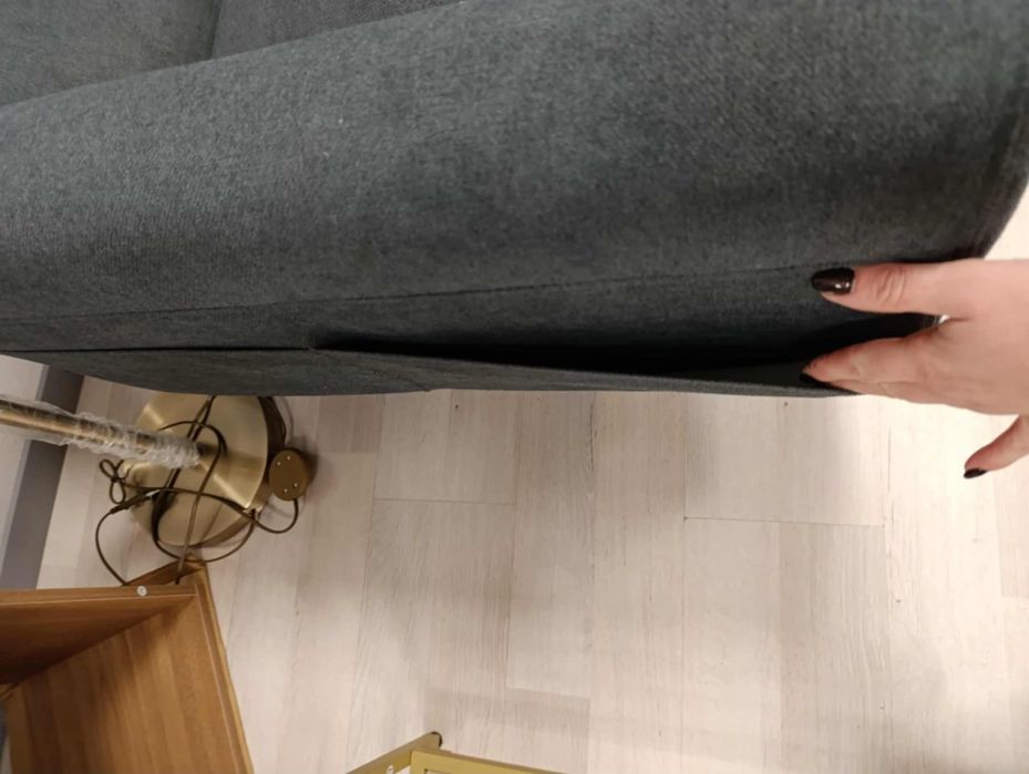 Sofa rozkładana szara