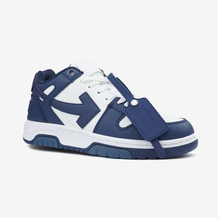 Кросівки Off White Office Blue/сині офвайт офіс аквамарін одси