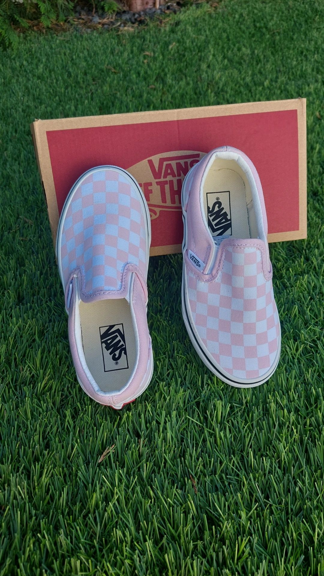 Vans xadrez rosa 2025