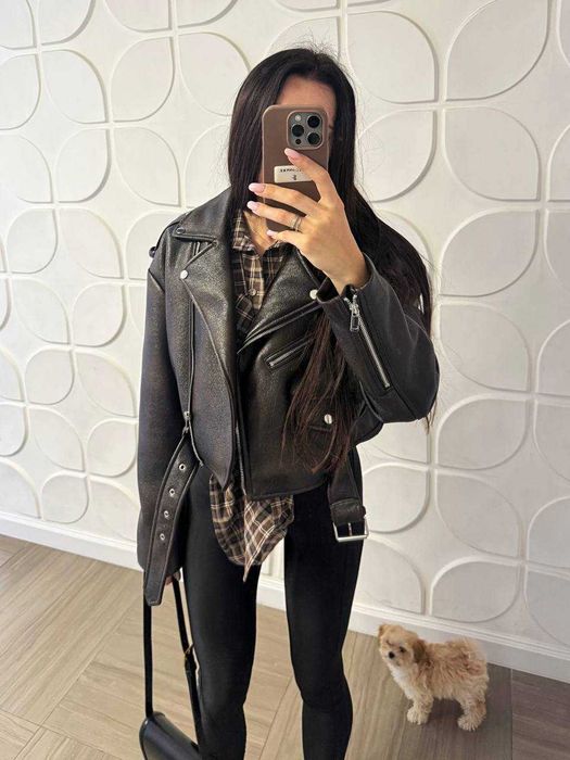 Жіноча весняна куртка косуха/Женская куртка косуха весна мод 601