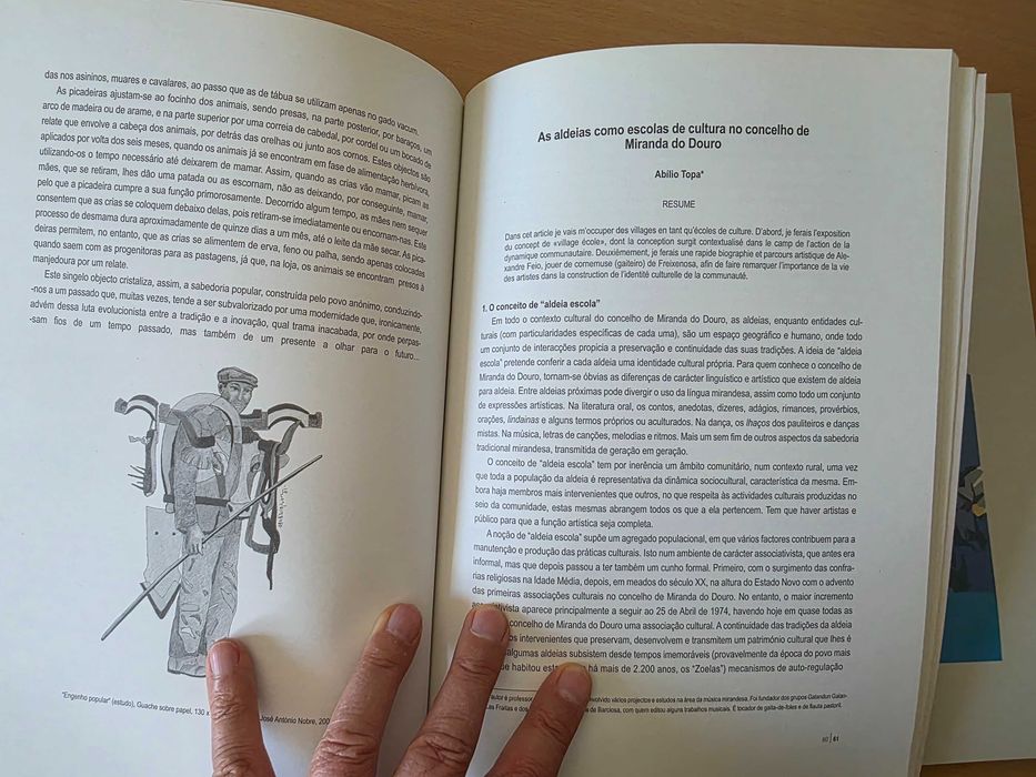 nº 1 e 2 da revista "Terras de Miranda"