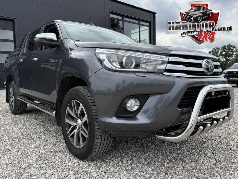 Progi Hilux Orurowanie Stopnie Boczne CHROM Toyota Hilux 2021+