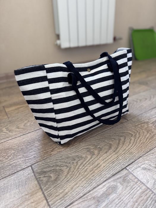 Сумка пляжная летняя полоска