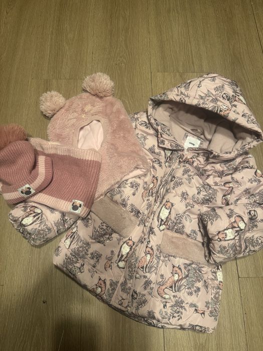 Komplet zimowy dla dziewczynki 128