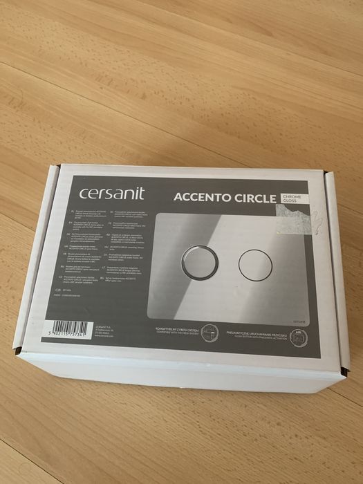 Przycisk do kompaktu WC Accento Cersanit zestaw podtynkowy