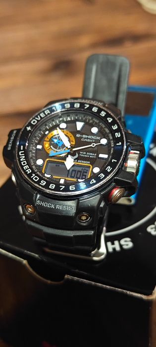 Casio G-shock GWN1000E komplet. Nowy akumulator