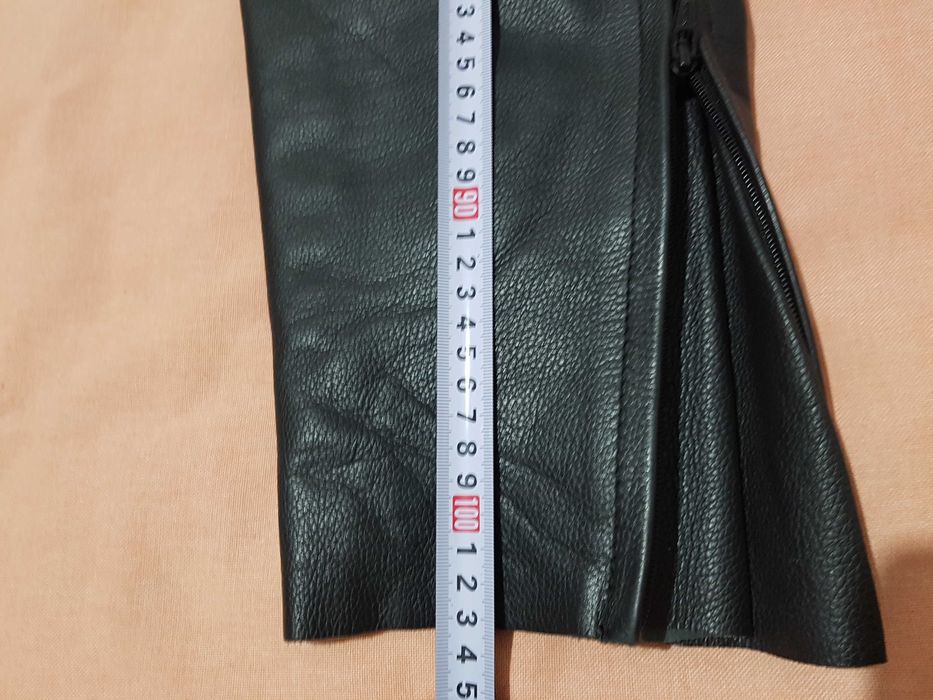 Байкерские штаны кожаные.