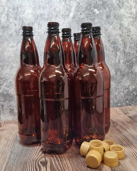 10szt. Butelka PET 1L na piwo wino cydr + nakrętka