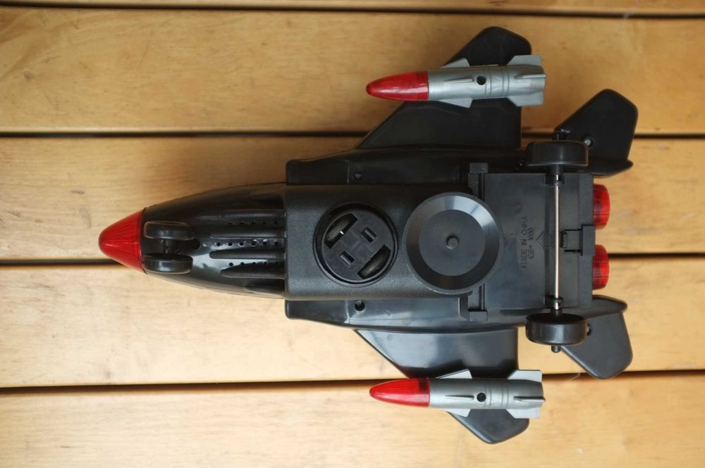 vintage zabawka samolot odrzutowy  roaring tomjet 80s 90s na baterię