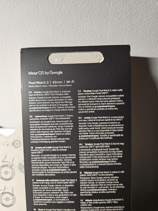 Смарт годинник Google Pixel Watch 3 | 45мм | WiFi