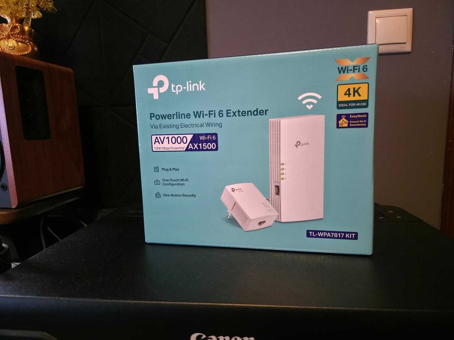 TP-Link TL-WPA7817 Kit | AV1000 Powerline AX1500 Wi-Fi 6 Kit
