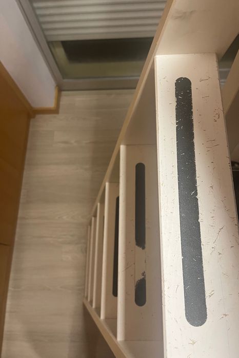 Cama alta casal STORA branca 140x200cm c/ colchão