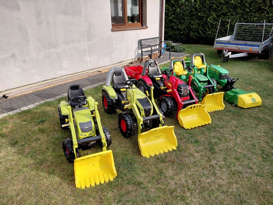 Rolly toys traktory John Deere, Claas, Case