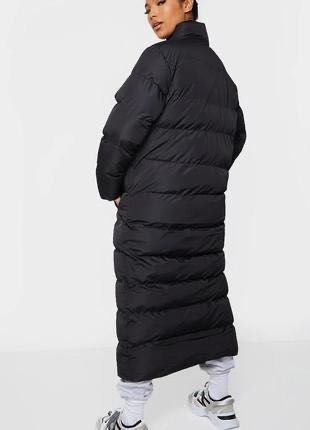 Довге  зимове стьобане пальто від бренду Pretty little thing