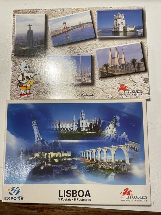 Postais 10 unidades sobre Expo 98