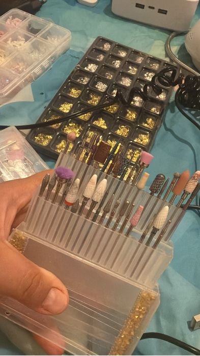Kit Profissional Completo de Manicure / Alongamento de Unhas