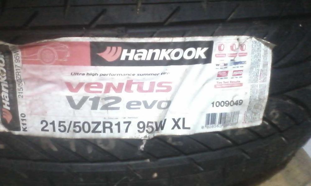 продам одну шину HANKOOK VENTUS215/50 ZR17 95W XL