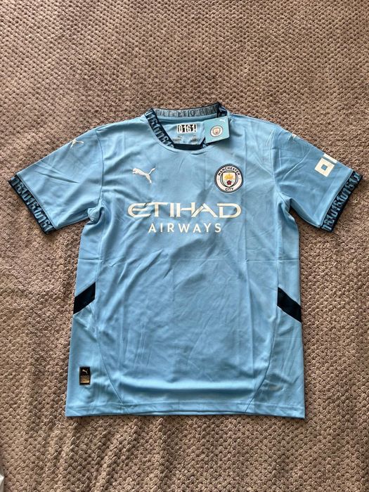 Nowa niebieska koszulka Man City Haaland M