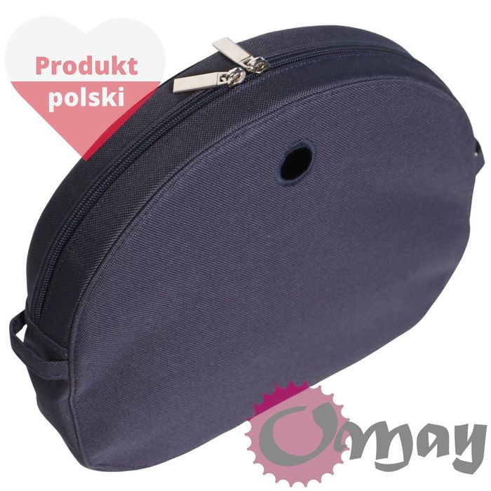 organizer OBAG MOON LIGHT granatowy SZTYWNY wkład 1 kieszeń OMAY
