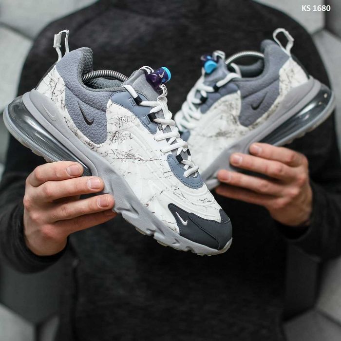 Мужские кроссовки Travis Scott X Nike Air Max 270 React 'KS' 40-45