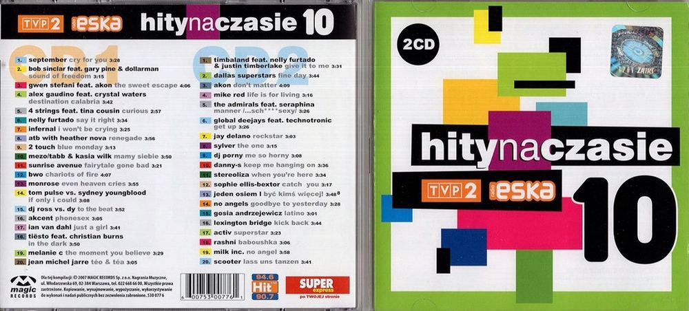 Radio Eska Hity Na Czasie 10 - 2CD