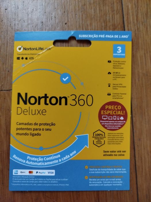 Norton 360 1 ano