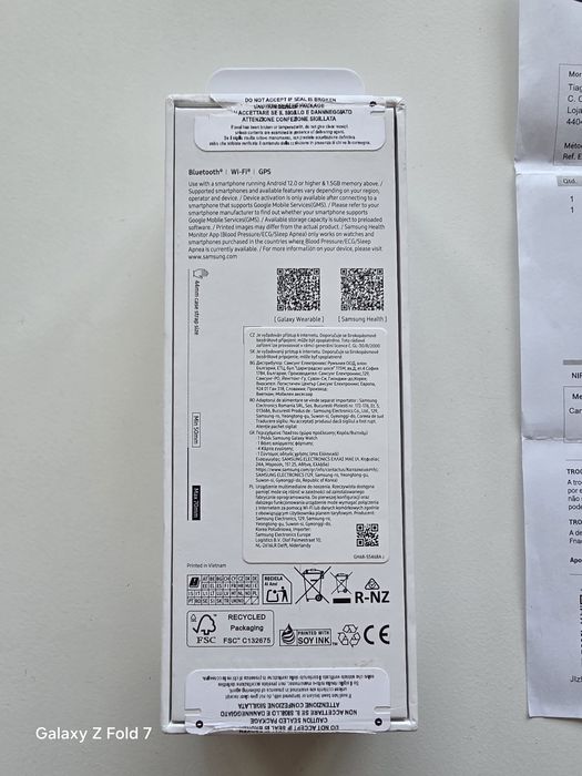 Samsung Watch 8 44mm fatura venda ou troca