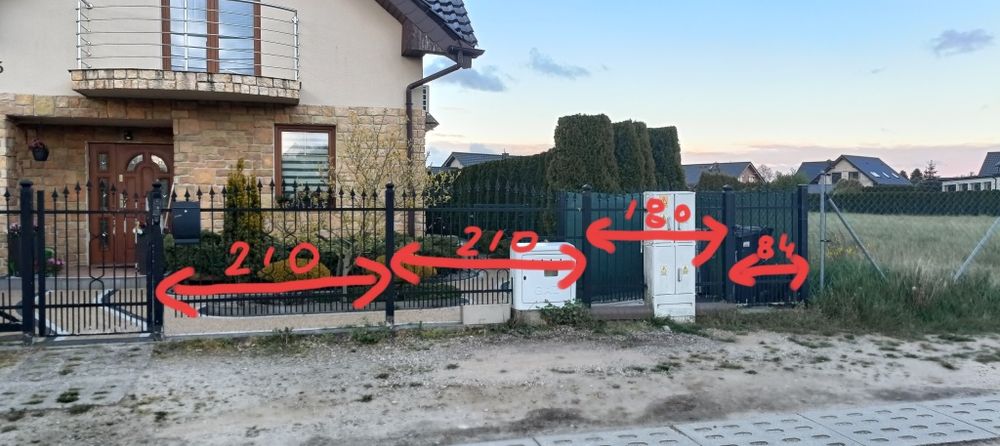 Ogrodzenie stalowe, pełne, kute