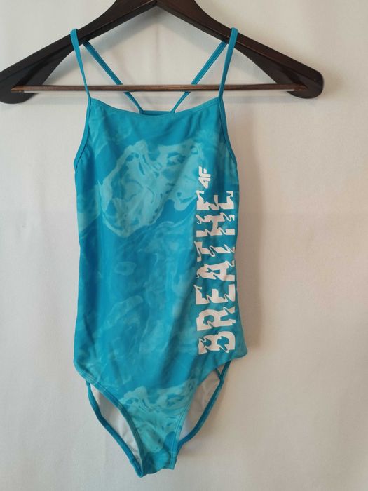 Strój kąpielowy 146/152 4f niebieski