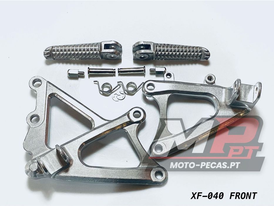 pousa pes completos dianteiros yamaha yzf r1 2009 - 2014