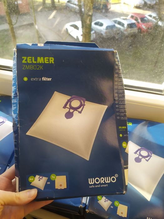 Worki odkurzacza worwo ZMB02K do Zelmer odyssey elf meteor. 15 sztuk