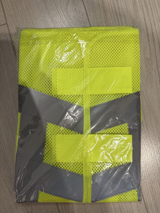 Жилет сигнальний світловідбиваючий Жовтий Поліція