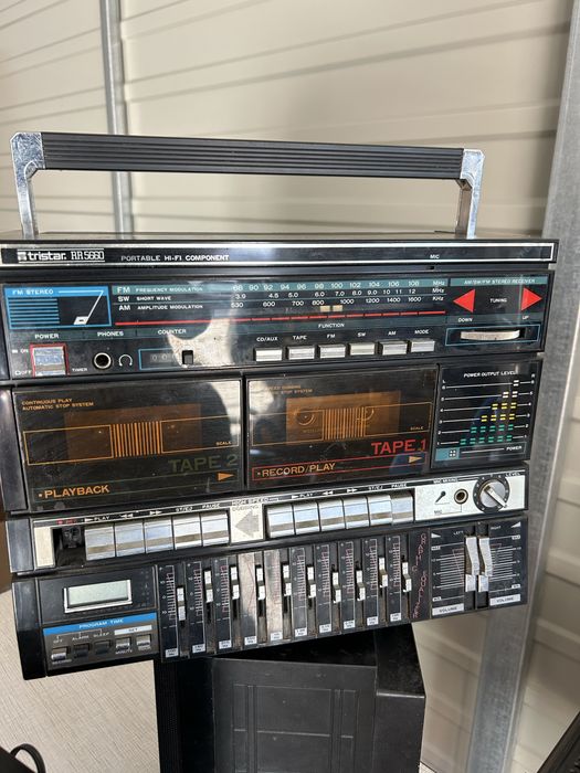 Wieża stereo Fisher z lat 80