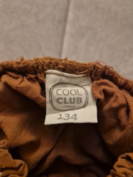 Spódniczka brązowa dla dziewczynki- cool club rozmiarze 134