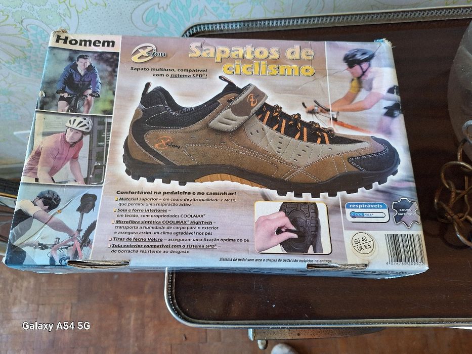 Sapatos homem para ciclismo n 40
