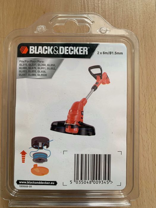 Carreto de fio de nylon BLACK + DECKER A6441XJ - Strimmer - Roçadora