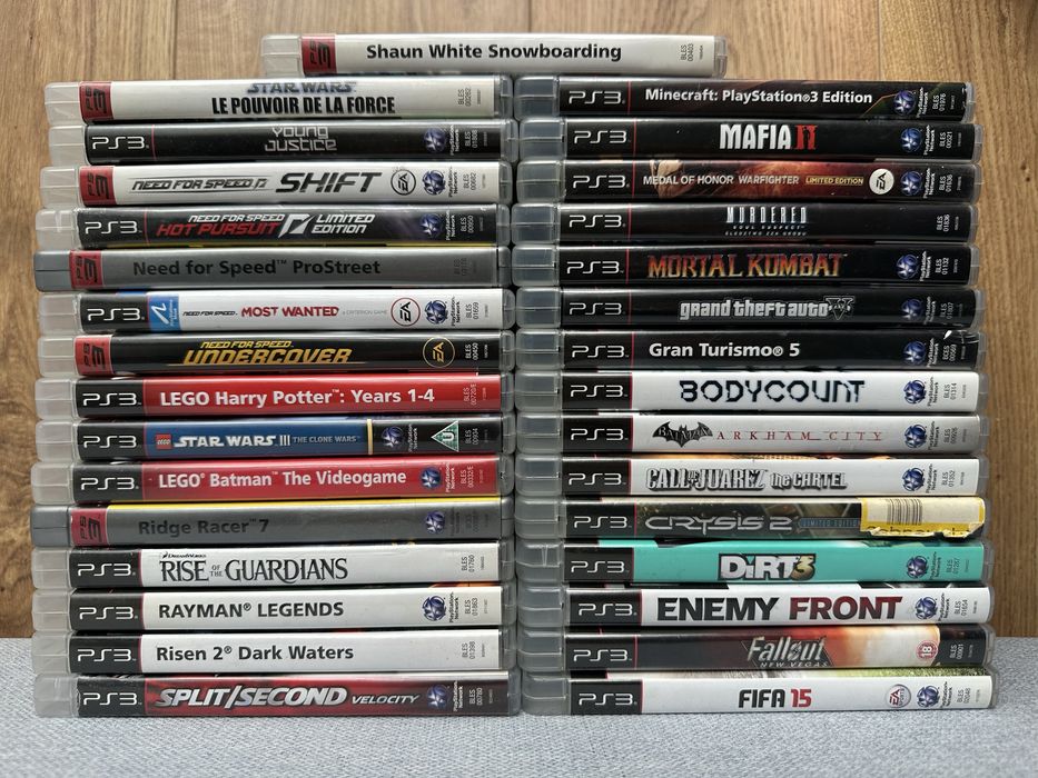 Zestaw 31 gier na konsole Playstation 3