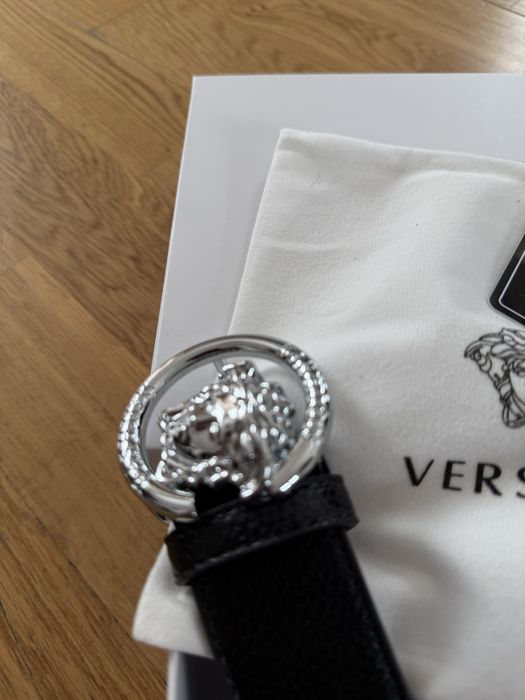 Pasek Versace 115 cm z pudelkiem i woreczkiem nowy