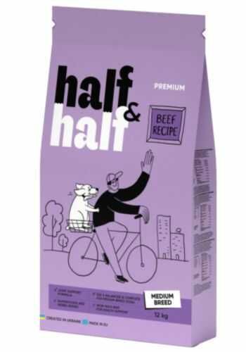 Half&Half (Халф енд Халф) Premium Adult Dog Beef 12кг