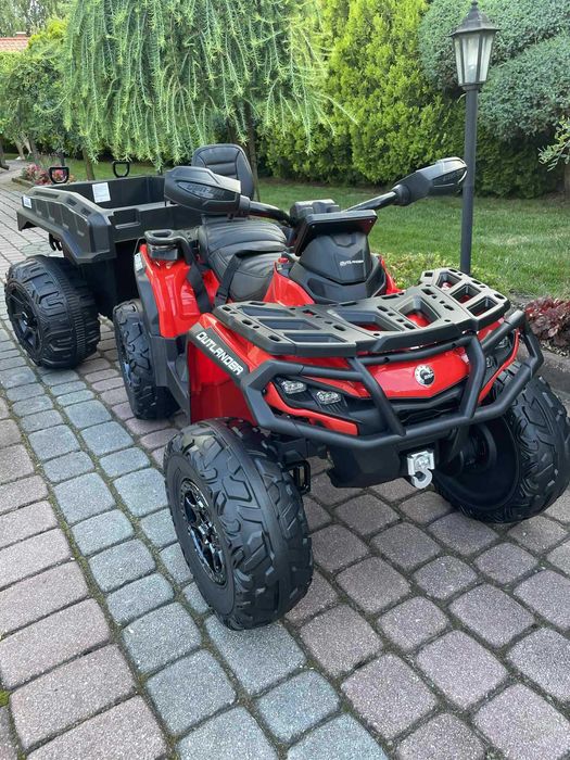 QUAD na akumulator OUTLANDER 4 X 200 Wat 24 V + przyczepka