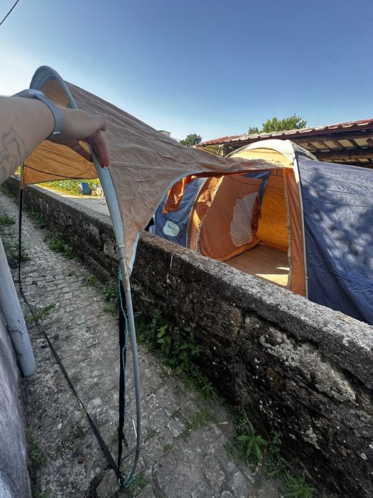 Vendo tenda de campismo para desocupar de cupula  até 8 pessoas