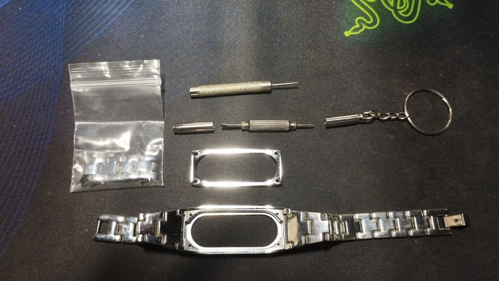 Металевий браслет для mi band 2