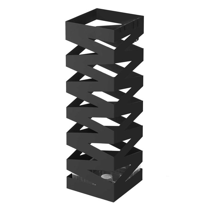 Metalowy Stojak na Parasole Czarny LOFT + Ociekacz
