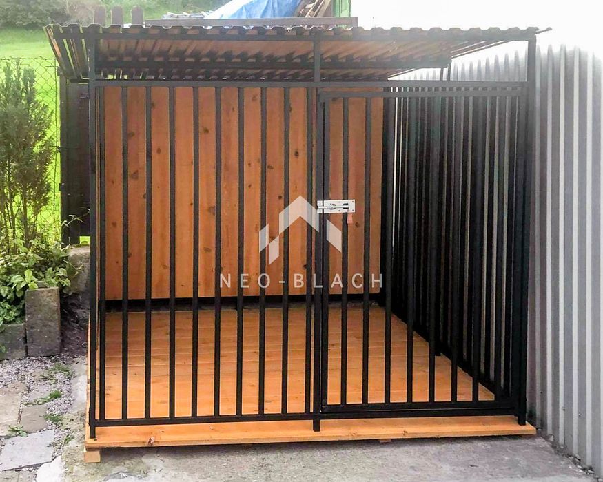 Kojec dla psów 2x2m - Drewniana podłoga NB173 OLX